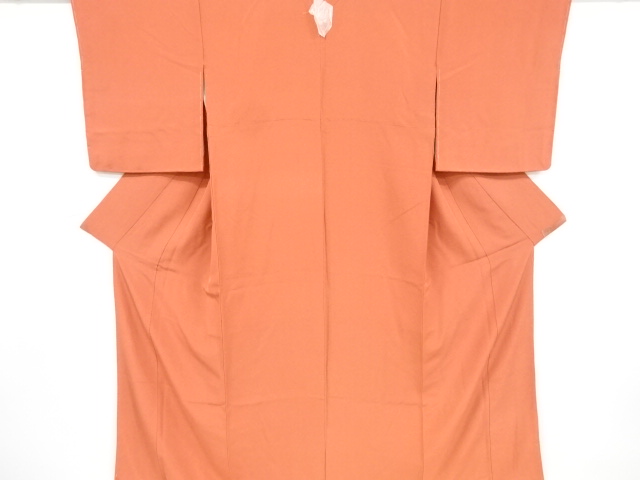 リサイクル　一つ紋色無地着物